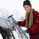2 in 1 Auto Hochfeste skalierbare abnehmbare Schneeschaufel mit Schnee-Frost-Besenbürste und Eiskratzer – Bild 11