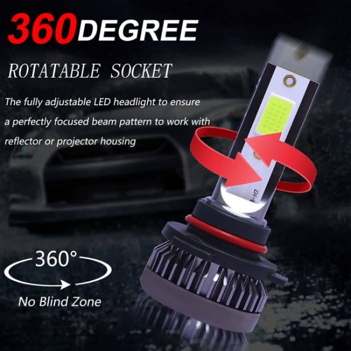 2 PCS H1 DC9-36V / 36W / 3000K / 6000LM IP68 Auto / Motorrad Mini COB LED-Scheinwerferlampen / Nebelscheinwerfer, H1 – Bild 9