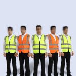XL Reflektierende fluoreszierende Weste, Sicherheitstuch, Fahrschule, Bau, Verkehrssicherheit, Warnung, Arbeitstuch (fluoreszierendes Grün) – Bild 6