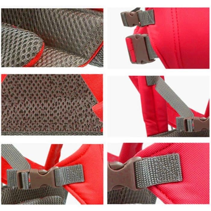 Ergonomischer, atmungsaktiver Mesh-Tragerucksack für Kleinkinder, Känguru-Trage für 1–4 Jahre – Bild 5