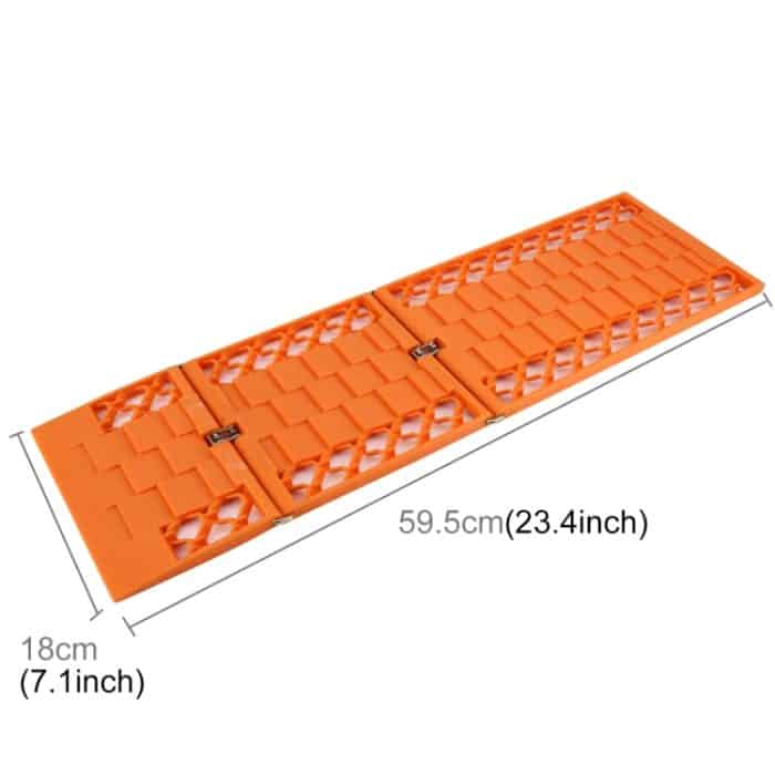 2 PCS Universal Auto Schneeketten Schlammreifen Traktionsmatte Radkette Rutschfeste Ketten Auto Winter Road Turnaround Tool Anti-Rutsch-Grip-Spuren – Bild 2