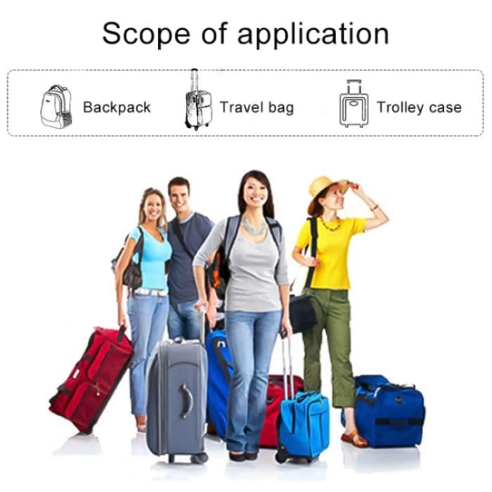 JASIT TSA719 Zinklegierung 3-stelliges Passwort TSA-Schloss Reisegepäck-Vorhängeschloss – Bild 11