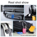 JASIT TSA719 Zinklegierung 3-stelliges Passwort TSA-Schloss Reisegepäck-Vorhängeschloss – Bild 10