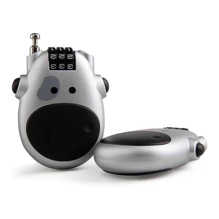 JASIT Tragbares Multifunktions-Passwort-Schloss für niedliche Kuh-Reisegepäck – Bild 2