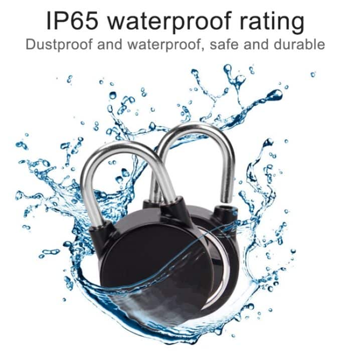 Wasserdichtes, intelligentes Bluetooth-Fingerabdruck-Vorhängeschloss mit Fernentriegelung für iOS/Android, Fingerprint and Remote Padlock(Black), Fingerprint and Remote Padlock(Blue), Fingerprint and Remote Padlock(Silver) – Bild 6
