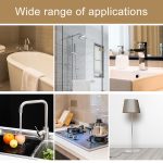 Acrylkautschuk Küche und Bad Wasserdicht Feuchtigkeitsbeständiges Klebeband Mehltau-Schutzaufkleber Größe: 2 cm x 3 m – Bild 10