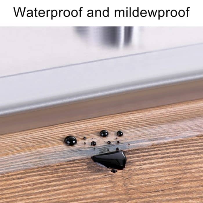 Acrylkautschuk Küche und Bad Wasserdicht Feuchtigkeitsbeständiges Klebeband Mehltau-Schutz Aufkleber Größe: 2 cm x 10 m – Bild 6