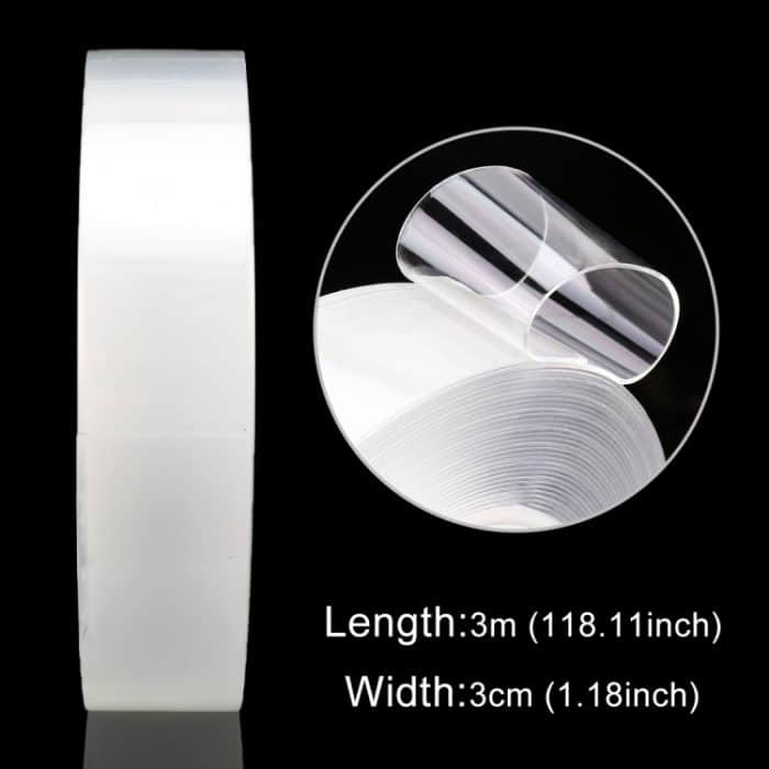 Acrylkautschuk Küche und Bad Wasserdicht Feuchtigkeitsbeständiges Klebeband Mehltau-Schutz Aufkleber Größe: 3 cm x 3 m – Bild 4