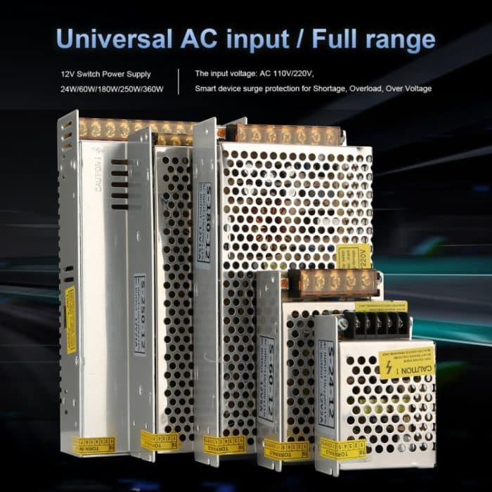 S-24W-12 24W AC 220V bis DC 12V 2A Auto geregelte Schaltnetzteil – Bild 3