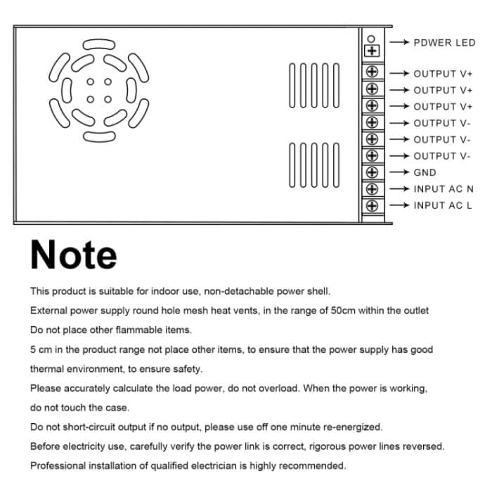 S-24W-12 24W AC 220V bis DC 12V 2A Auto geregelte Schaltnetzteil – Bild 8
