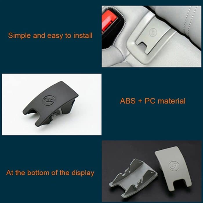 Auto-Kindersitz-Rücksitz-Isofix-Abdeckung für Audi A6 2013–2018, For Audi A6 2013-2018 (Black), For Audi A6 2013-2018(Grey) – Bild 5