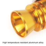 Universal-Aluminium-Turbo-Sound-Auspuff-Schalldämpferrohr Whistle Auto-/Motorrad-Simulator Whistler, Größe: L, Außendurchmesser: 30 mm, Size: L (Black), Size: L (Gold), Size: L (Blue), Size: L (Red), Size: L (Silver) – Bild 4