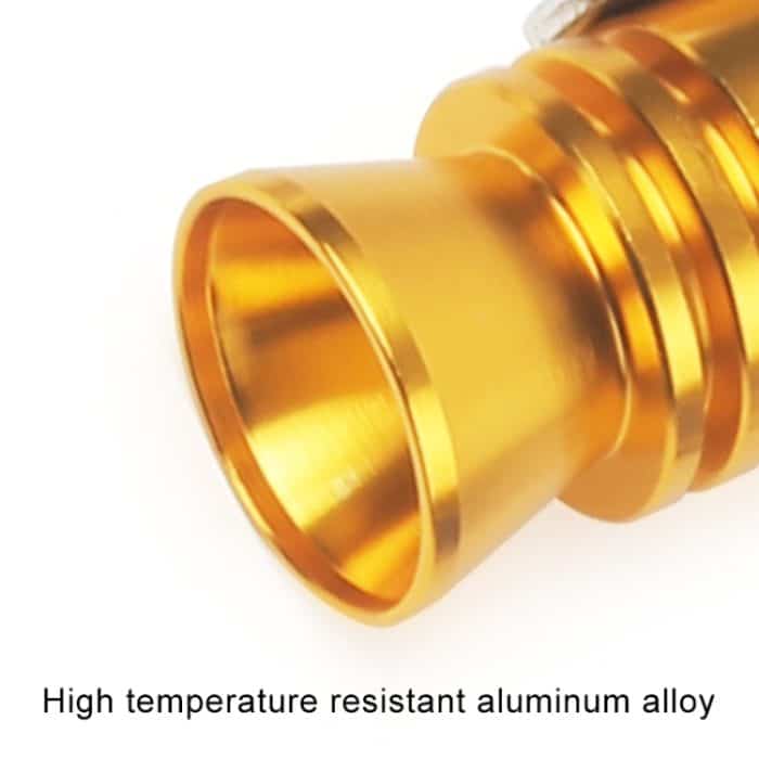 Universal-Aluminium-Turbo-Sound-Auspuff-Schalldämpferrohr Whistle Auto-/Motorrad-Simulator Whistler, Größe: L, Außendurchmesser: 30 mm, Size: L (Black), Size: L (Gold), Size: L (Blue), Size: L (Red), Size: L (Silver) – Bild 4