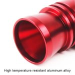 Universal-Aluminium-Turbo-Sound-Auspuff-Schalldämpferrohr Whistle Auto-/Motorrad-Simulator Whistler, Größe: XL, Außendurchmesser: 35 mm, Size: XL (Black), Size: XL (Gold), Size: XL (Blue), Size: XL (Red), Size: XL (Silver) – Bild 4