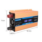 Carmaer 60V bis 220V 500W Auto Multifunktions-Doppel-Digitalanzeige Wechselrichter-Haushaltskomponenten – Bild 3