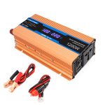 Carmaer 12V bis 220V 1200W Auto Multifunktions-Doppel-Digital-Display-Inverter-Haushaltskraftwandler