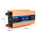 Carmaer 24V bis 220V 1200W Auto Multifunktions-Doppel-Digital-Display-Inverter-Haushaltskraftwandler – Bild 3