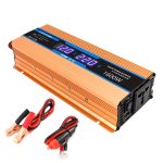 Carmaer 24V bis 220V 1600W Auto Multifunktions-Doppel-Digital-Display-Inverter-Haushaltskraftwandler