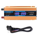 Carmaer 60V bis 220V 1600W Auto Multifunktions-Doppel Digital Display Inverter Haushalt Power Converter – Bild 2