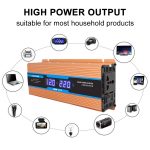 Carmaer 60V bis 220V 1600W Auto Multifunktions-Doppel Digital Display Inverter Haushalt Power Converter – Bild 7