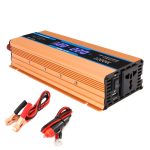 Carmaer 24V bis 220V 2200W Auto Multifunktions-Doppel-Digital-Display-Inverter-Haushaltskraftwandler