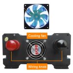 CARMERMAER 24V bis 220V 1200W Doppelzigarettenanzünder-Car doppelt digitales Display-Wechselrichter Haushaltskraftwandler – Bild 3