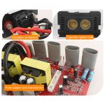 CARMERMAER 24V bis 220V 1200W Doppelzigarettenanzünder-Car doppelt digitales Display-Wechselrichter Haushaltskraftwandler – Bild 5