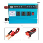 CARMERMAER 24V bis 220V 3000W Intelligent Lüfter Auto doppelt digitales Display Inverter Haushaltskraftwandler – Bild 2