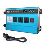 Carmaer 60V bis 220V 3000W Intelligenter Lüfter Auto doppelt digital Display Inverter Haushaltskraftwandler