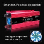 Carmaer Universal 12V bis 220V 2000W Auto LCD Display Inverter Haushaltskraftwandler – Bild 5