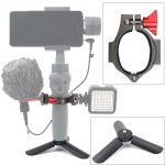 Mini-Stativhalterung + Taschenlampen-Verlängerungshalterung für DJI OSMO Mobile 2