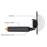 Ruigpro Floating Hand Grip Dome Port Unterwasser Tauchkamera Objektiv Transparente Abdeckung für DJI Osmo Action – Bild 3