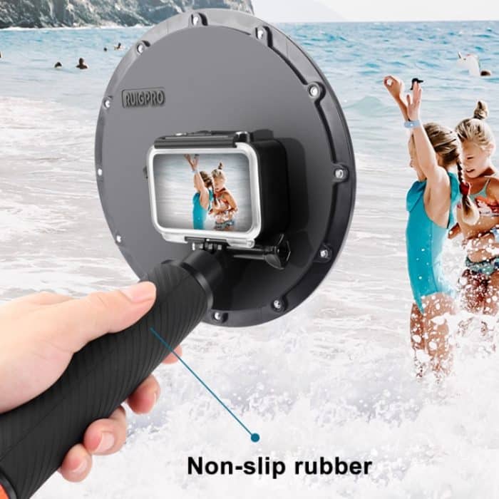 Ruigpro Floating Hand Grip Dome Port Unterwasser Tauchkamera Objektiv Transparente Abdeckung für DJI Osmo Action – Bild 9