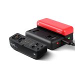 R-R-LF8-CINOR8CA Für Insta360 ONE R 4K Panoramakamera Akkus Ladegerät Schnellladung Dual Charging Interface Charging Base – Bild 4