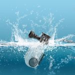 30M Unterwasserwasserdichte Gehäuse Schutzhülle für Insta360 GO 2, mit Basisadapter & Schraube