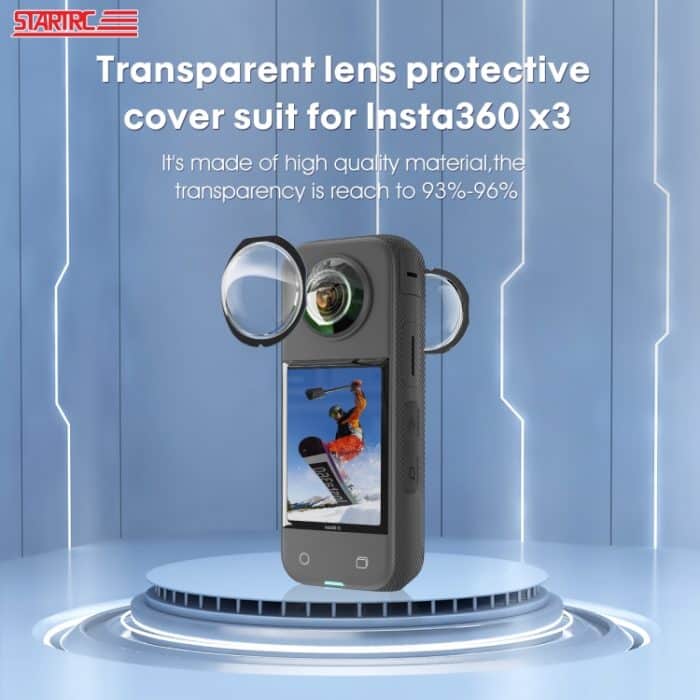 Für Insta360 X3 STARTRC Lens Guard PC Schutzhülle, For Insta360 X3 Lens Guard – Bild 3