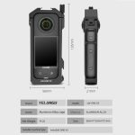 Für Insta360 X3 YELANGU LW-ONE X3 Metallkäfig Extended Frame Case – Bild 8