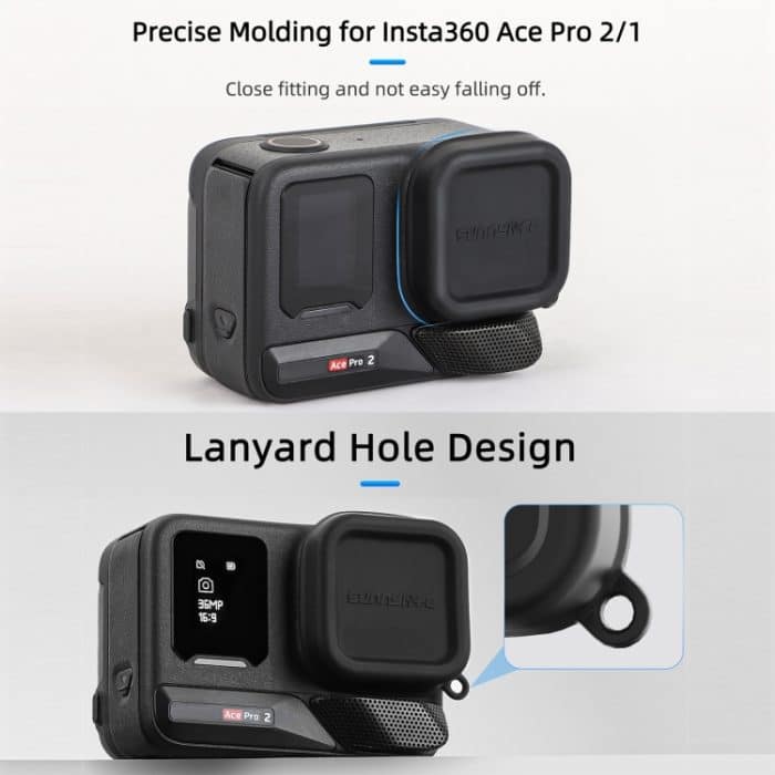 Für Insta360 Ace Pro 2 Sunnylife Silikon Objektivdeckel Schutz Objektivdeckel, For Insta360 Ace Pro 2 / 1 – Bild 4