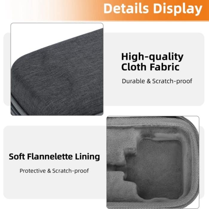 Für Insta360 Ace / Ace Pro 1 / Ace Pro 2 Sunnylife Tragbare Tragetasche Handtasche Mini Reiseetui Organizer Schutzhülle Tasche, For Insta360 Ace / Ace Pro 1 / Ace Pro 2 – Bild 8