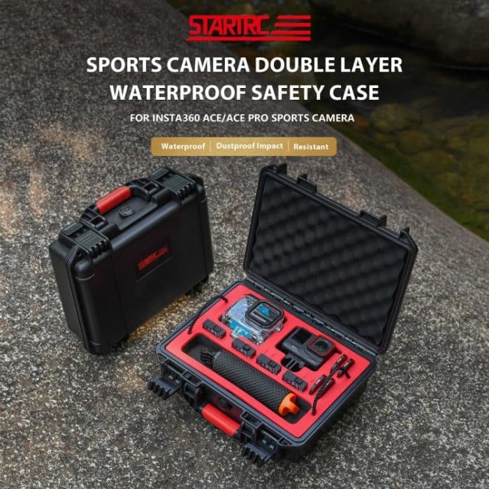 Für Insta360 Ace / Ace Pro STARTRC Wasserdichte Dual-Layer-Koffer-Aufbewahrungsbox, For Insta360 Ace / Ace Pro – Bild 7