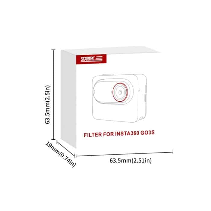 Für Insta360 GO3S STARTRC 4 in 1 ND8 ND16 ND32 ND64 Kameraobjektivfilter, ND8 ND16 ND32 ND64 – Bild 10