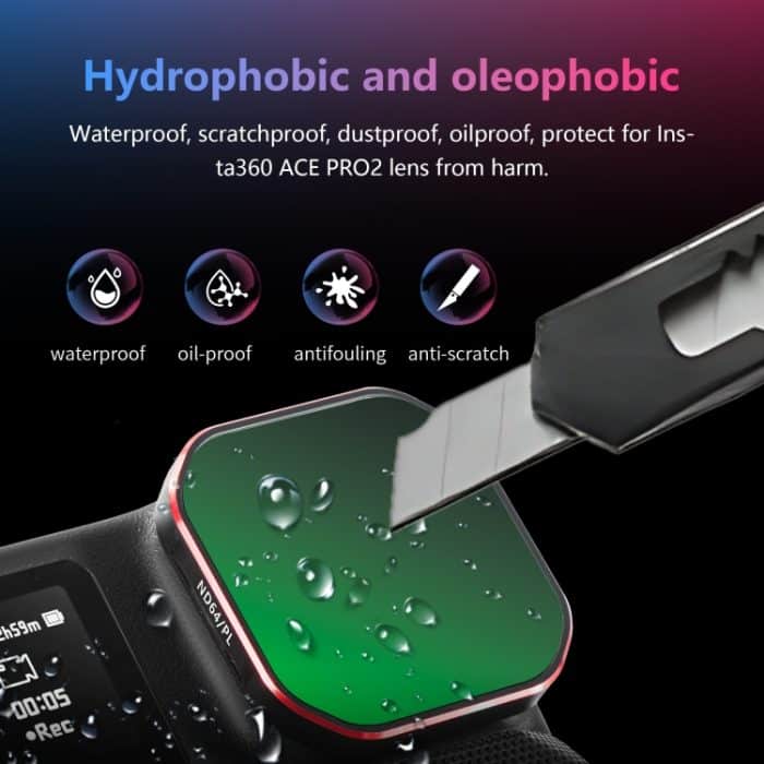 Für Insta360 Ace Pro 2 STARTRC 4 in 1 PL ND8 ND16 ND32 Kameraobjektivfilter – Bild 8