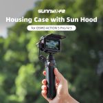 Für DJI Osmo Action 5 Pro / 4 / 3 Sunnylife Schutzhülle Rahmen Mount Adapter Sonne Haube Gehäuse Fall – Bild 3