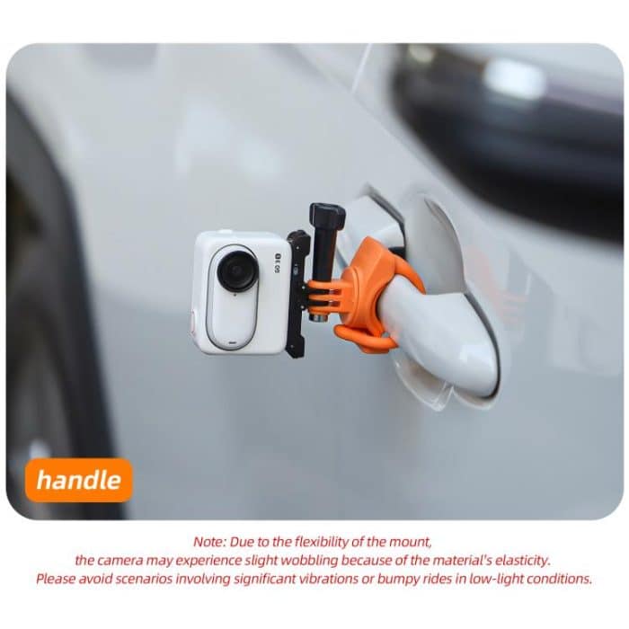 Sunnylife Action Kamera Flexible Halterung 360 Strap Wrap Band Halterung Fahrrad Rohr Clip Halter – Bild 5