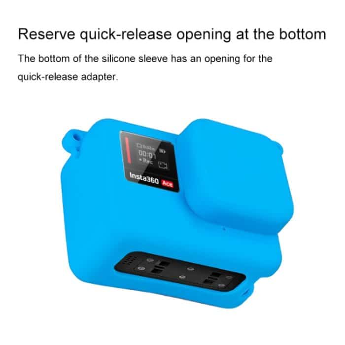 Für Insta360 Ace Body Silikon-Schutzhülle mit Objektivdeckel – Bild 6