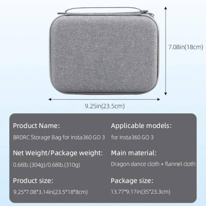 For Insta360 GO 3 / GO 3S BRDRC Portable Storage Box Case, BRDRC Storage Box – Bild 14
