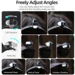 Für Insta360 GO3 / GO 3S Sunnylife Baseballmütze Clip Halterung Baseballmütze Klemme Schnellverschluss Halterung Kamera POV Vlog Halter, Baseball Hat Clip – Bild 8