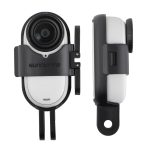 Für Insta360 GO 3S / GO 3 Sunnylife Faltbarer vertikal-horizontaler Mount Adapter Schutzrahmen Klammern Gehäuse Fall, Vertical-Horizontal Mount