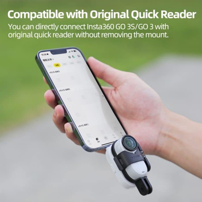 Für Insta360 GO 3S / GO 3 Sunnylife Faltbarer vertikal-horizontaler Mount Adapter Schutzrahmen Klammern Gehäuse Fall, Vertical-Horizontal Mount – Bild 5