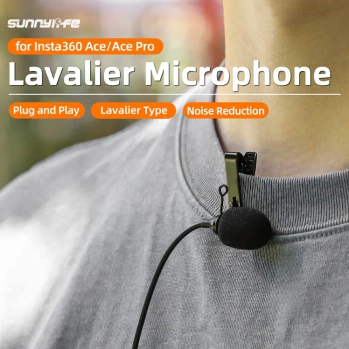 Für Insta360 Ace / Ace Pro Lavalier Clip Typ-C Aufnahmemikrofon, Lavalier Clip Microphone – Bild 2